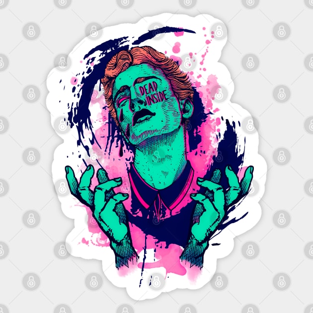 Dead inside Sticker by AmurArt